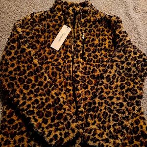 COPY - NWT! Calvin Klein fleece full zip jacket.